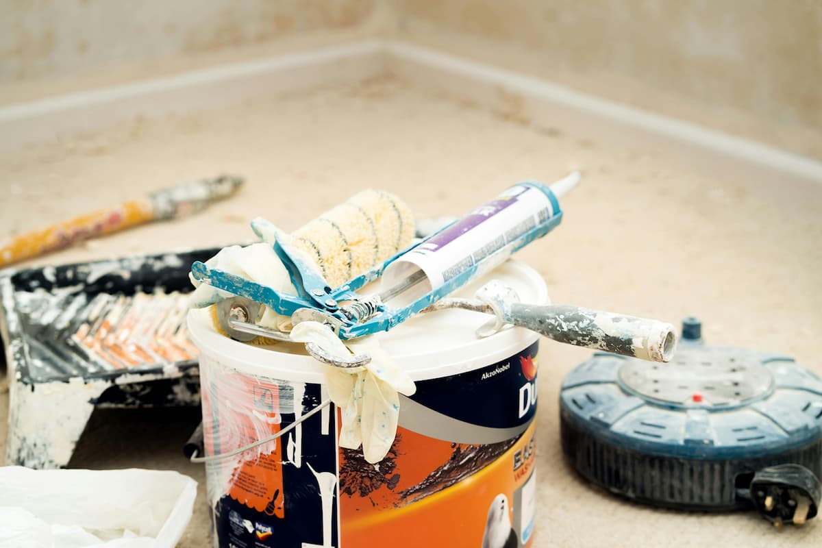 Paint, adhesive, and fittings