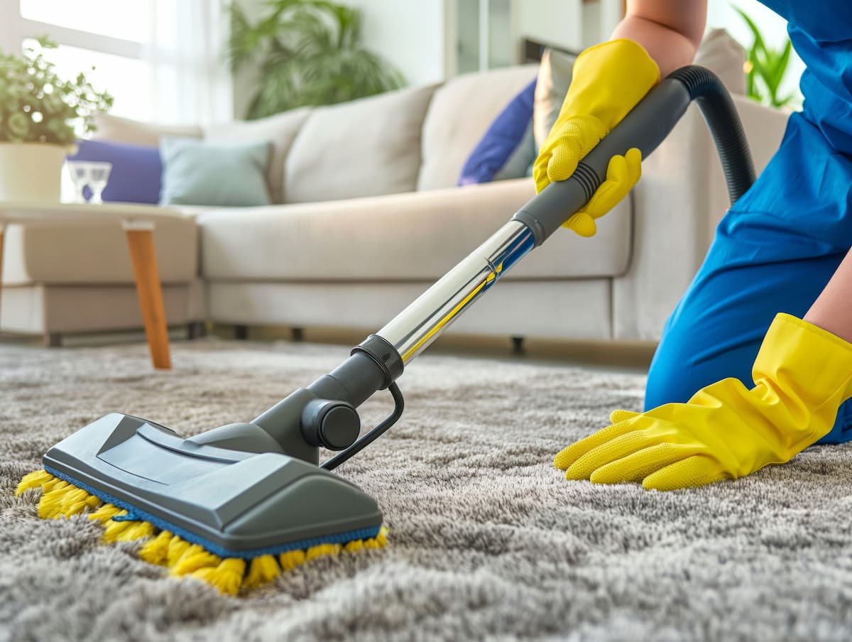 Builders clean